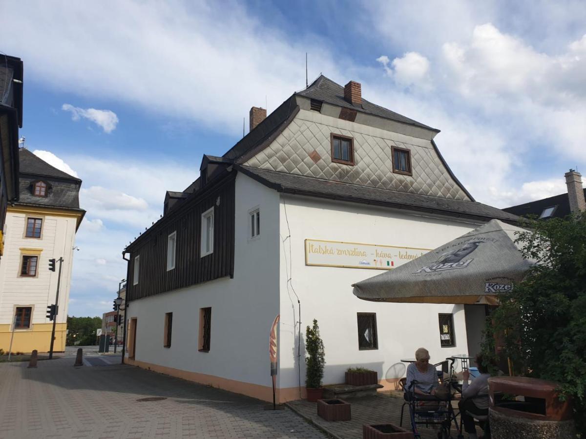 Penzion Sklar Novy Bor Bagian luar foto
